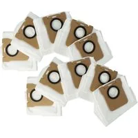 vhbw Staubsaugerbeutel passend für Xiaomi X40 Ultra Complete, S20+, X10+, X20+, X20 Plus, X10, 10 St.