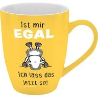 Sheepworld Tasse Tasse Tee- Kaffeetasse Kaffeebecher 35cl Geschenk Sheepworld EGAL, Porzellan
