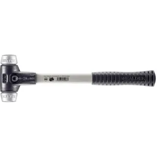HALDER SIMPLEX - Schonhammer mit verstärktem TE-Gehäuse und Fiberglasstiel, Weichmetall - 3709.030