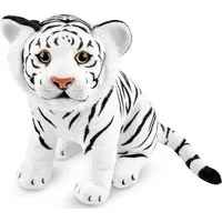 BRUBAKER Kuscheltier Tiger - 30 cm Stofftier - Baby Plüschtier (Raubkatze Sitzend, 1-St), Kinder Plüsch Spielzeug