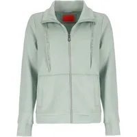 BLUE FLAME Sweatjacke 73029 Damen Sweatjacke mit Stehkragen - Freizeitjacke mit Reißverschluss
