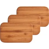 Zeller Present Schneidebrett Bamboo, Bambus, (Set, 3-St), wir empfehlen Handwäsche