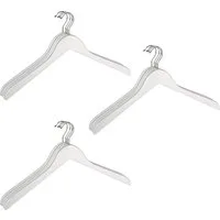 WENKO Kleiderbügel Blanca, (Set, 12-tlg), weiß-lackiertes Holz, 44 cm
