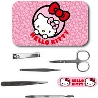 Hello Kitty Nagelpflege-Set Nagelpflege Set mit 6-teiligem Zubehör im praktischen Etui, 1-tlg.