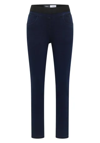 Cecil - Jeans mit Elastikbund - Style Vicky blau - Gr. - 30