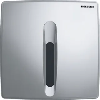 Geberit Urinal-Steuerung mit elektronischer Spülauslösung Netzbetrieb Abdeckplatte Kst. verchromt, 1 115817465