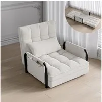 Furnishings Home Schlafsofa Loungesessel Schlafsessel 2 in 1, inkl. Kissen, Sehr gut geeignet für Schlafzimmer und Wohnzimmer 1 Teile, mit Bettfunktion, Sofabett, 82x180 cm, Samt
