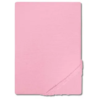 Setex Molton Köper Spannbettlaken rosa 90 x 200 cm