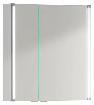 Fackelmann Spiegelschrank LED-LINE 61x67x16,5 weiß 2T, 82952 82952