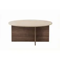 Skye Decor Couchtisch Soleil (Einzelstück, Einzeltisch), rund, melaminbeschichtet, Ø 90 cm