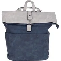 MIRROSI Tagesrucksack Damen auch als Crossbody Bag 2 in 1, Elegant (32x(38+8)x12cm - Kompakte Größe), aus hochwertigem Kunstleder, Rucksack, Daypack