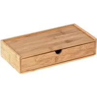 WENKO Organizer Modell Terra, Aufbewahrungsbox mit Schublade, ideal für Bad, Gäste-WC, Küche & Flur