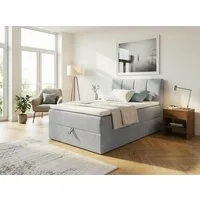 ED EXCITING DESIGN Boxbett "Granada" inkl. Bettkasten und Topper, erhältlich in den Größen 120x200cm, 160x200cm & 180x200cm