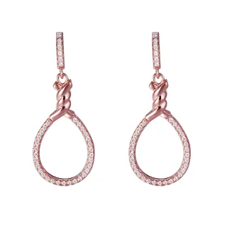 Orphelia 'Aava' Tropfenohrringe aus 925er Sterlingsilber für Damen - Rosé ZO-7421