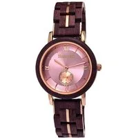 Holzwerk Quarzuhr kleine Damen Designer Holz & Edelstahl Armband Uhr, (inklusive Armbandkürzer), Holz Unikate, ideal auch als Geschenk, Quarzwerk