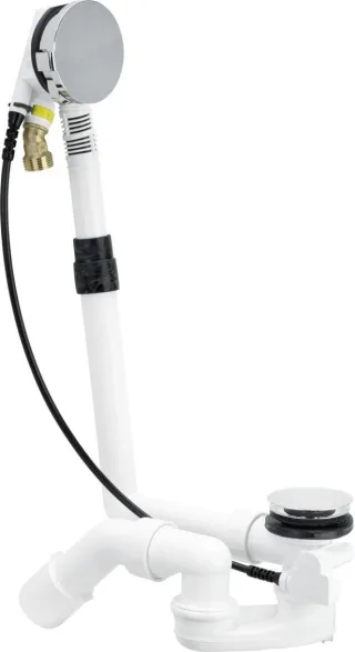 Viega Ab-und Überlauf Multiplex Trio, 6161.50 in 560mmxDN40/50 verchromt 727734