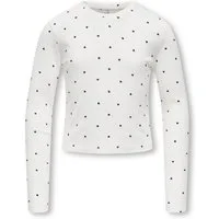 KIDS ONLY Langarmshirt KOGBELLA LIFE AOP L/S TOP JRS NOOS Baumwollmischung, figurbetont