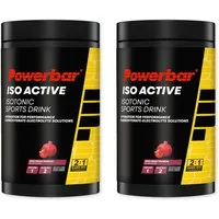 PowerBar Isoactive Red Fruit 2 x 600gIsotonisches Sportgetränk - 5 Elektrolyte Pulver, 2 St., 1.2 g