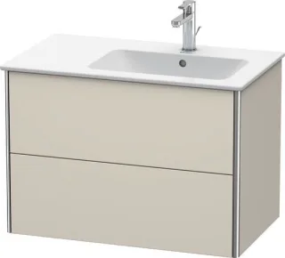 Duravit XSquare Waschtischunterbau wandhängend Taupe Supermatt 810x478x560 mm - XS417708383 XS417708383