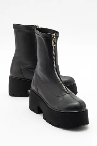 Ovil Plateau-Reißverschlussstiefel (Damen)