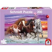 Schmidt Spiele Puzzle Wildes Pferde-Trio, 200 Puzzleteile