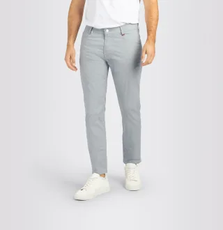 MAC - MAC JEANS - Greg , Printed Light High Stretch grau - Gr. - 31/32