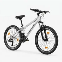 BERLIN BIKE Kinderfahrrad 24 Zoll Mountainbike, leichtes Aluminiumrahmen, 21 Gang Shimano RD-TY300/TY500 Schaltwerk, Kettenschaltung, (Aluminiumrahmen & V-Bremsen – leicht, stabil, sicher), mit 24"x 2,10" Luftreifen ideal für Gelände und Alltag