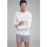 Jockey Langarmshirt American T-Shirt lockere Passform, lange Ärmel, Cotton, weich