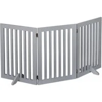 relaxdays Universalschutzgitter Graues Absperrgitter 70 cm, 3 Panel
