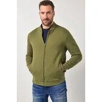 JP1880 Fleecejacke Sweatjacke Blouson Collegekragen Zipper bis 8 XL