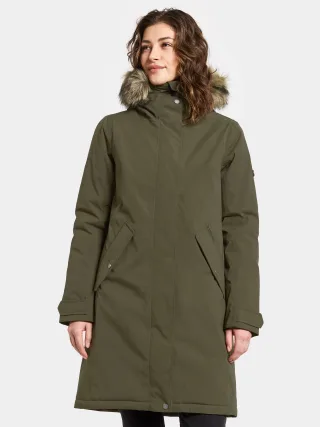 Didriksons - ERNA WNS PARKA deep green - Gr. - 44