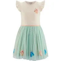 happy girls Jerseykleid mit Tüllrock und tollen Pailletten-Applikationen