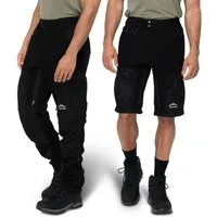 Alpenwert Trekkinghose Herren wasserabweisend, elastisch mit Belüftung und Taschen, Outdoor Zip-Off Funktion