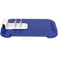 Ornamin Frühstücksbrett ORNAMIN Kleines Essbrettchen mit Zubereitungshilfe, Qualitätskunststoff, (Set, 2-St., 1x Essbrettchen I 1x Zubereitungshilfe), Esshilfe l Alltagshilfe l Schneidebrett l Made in Germany