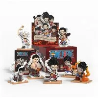 One Piece Anime Sammelfigur Mighty Jaxx - One Piece Figur Serie 1 - 2 - 4 - 5 - 6 - 7, Eine Packung - enthält eine zufällige Figur