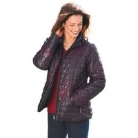 GOLDNER Winterjacke Leicht wattierte Jacke mit effektvollem Druck