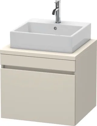 Duravit DuraStyle Konsolenwaschtischunterbau wandhängend Taupe Matt 600x548x512 mm - DS531009191 DS531009191
