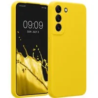 kwmobile Handyhülle Handyhülle für Samsung Galaxy S22 Hülle, Hülle Silikon gummiert - Handyhülle - Handy Case in Strahlend Gelb