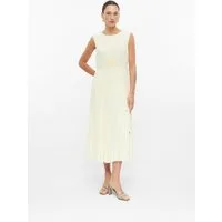 s.Oliver Midikleid Kleid Plissiertes Midi-Kleid mit Bindegürtel und Viskosefutter