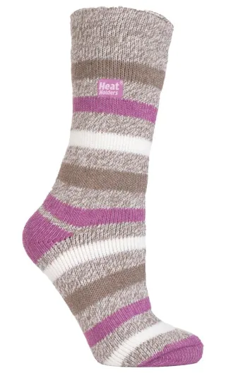Heat Holders - Gemusterte warme Damen-Winter-Thermosocken 4-8 UK