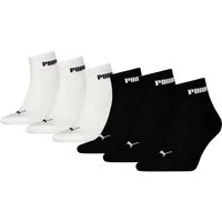 PUMA Kurzsocken PUMA UNISEX CUSH NEXT QUARTER 6P ECOM (6er-Pack) mit feuchtigkeitstransportierender Technologie