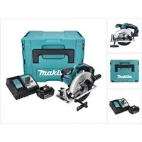 Makita Akku-Handkreissäge DSS 611 RF1J Akku Handkreissäge 18 V 165 mm + 1x Akku 3,0 Ah + Ladege