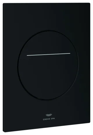 GROHE WC-Betätigung Arina 104645 rund Silk Motion phantom black, 104645KF00 104645KF00