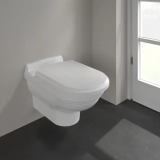 Villeroy&Boch Wandtiefspülklosett Hommage 6661B0R1 weiss mit Ceramicplus, Abgang waagerecht