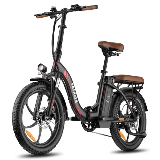 [EU Direct] FAFREES F20 Pro Electric Bike 36V 20Ah Battery 250W Motor Top Speed 25KM/H 20*3.0inch Tires 75-100KM Max Ran