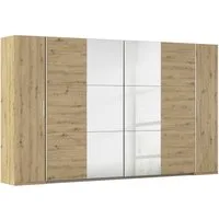 rauch Schwebetürenschrank Kleiderschrank Drehtürenschrank Schrank Garderobe KRONACH (in 3 Ausstattungen BASIC/CLASSIC/PREMIUM, Breiten 225/268/311/354 cm) Kombischrank optional mit 1 oder 2 Spiegel viele Böden MADE IN GERMANY