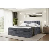 ALTDECOR Boxspringbett OTTA KING (Multipocket-Matratze H4, H3 Matratze Bonellfederung, Topper, Kopfteil)