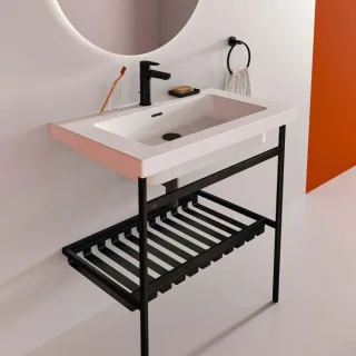 Ideal Standard Extra Waschtisch T436201 1 Hahnloch, mit Überlauf, 810 x 510 x 150 mm, weiß