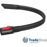 Trade-Shop Fugendüse Saugdüse passend für Dyson V7, V8, V10, V11, V15 Staubsauger, 58cm lang, 180 Grad biegsam - ideal für schwer zugängliche Stellen