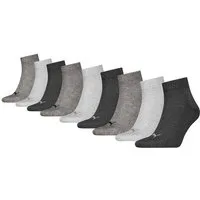 PUMA Kurzsocken PUMA UNISEX QUARTER PLAIN 9P (Packung, 9-Paar, 9er-Pack)